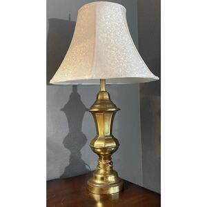 Vtg 70s Westwood Industries Hollywood Regency Brass Table Lamp Urn Gold Mcm